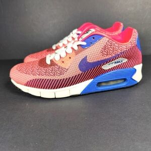 RARE Nike Air Max 90 Jacquard Premium Quickstrike Red/Royal Sneakers Men's Sz 8
